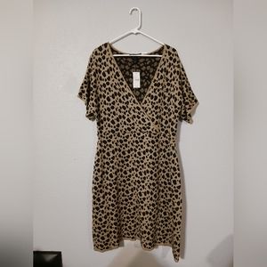 Lane Bryant v-neck knit dress